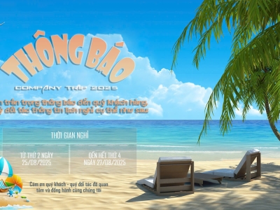 Notice of Company Travel Holiday 2025